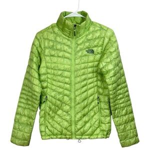 The North Face Size XS ThermoBall Eco Jacket Stow Patina Green Puffer Quilted